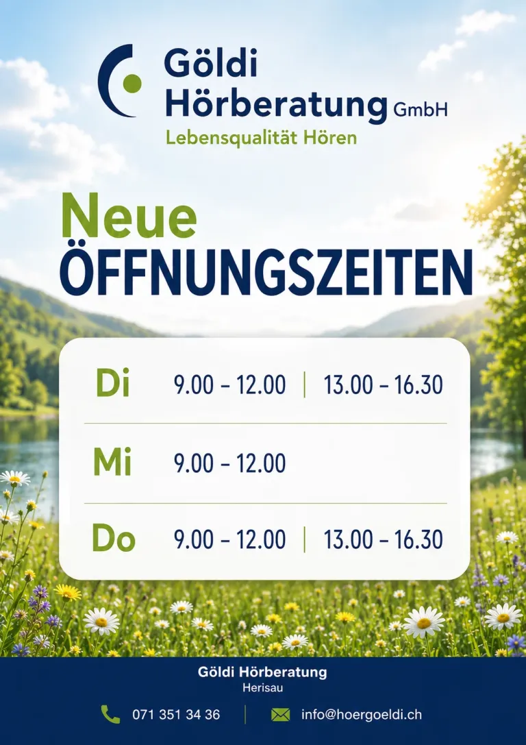 Neue Öffnungszeiten in Herisau